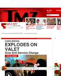 Chris Brown EXPLODES AT VALET Over: TMZ.com