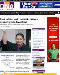 Attack on fishermen by Lankan Navy aimed at: DNA