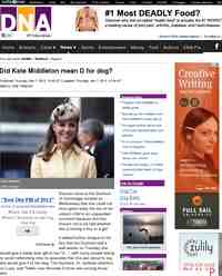 Did Kate Middleton mean for dog: DNA