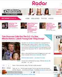 Tate Donovan Calls Out The Co: Radar Online
